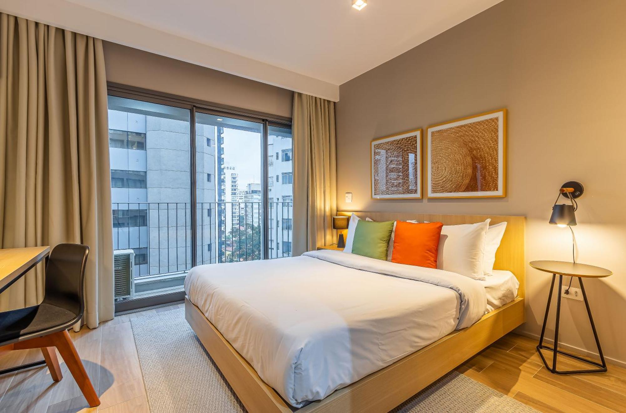 Apartamentos Proximos Ao Masp E A Metros Da Estacao Consolacao E Avenida Paulista - Next Haddock Сан-Пауло Номер фото