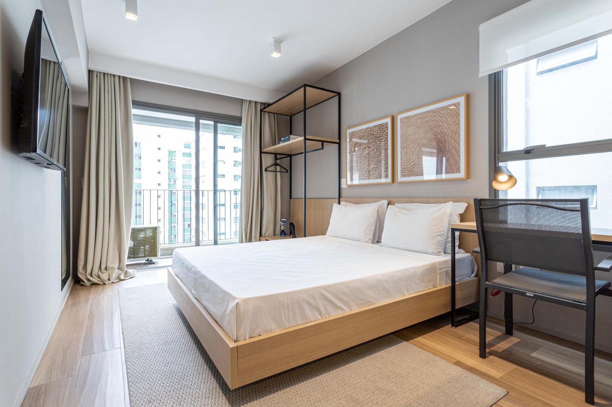 Apartamentos Proximos Ao Masp E A Metros Da Estacao Consolacao E Avenida Paulista - Next Haddock Сан-Пауло Экстерьер фото