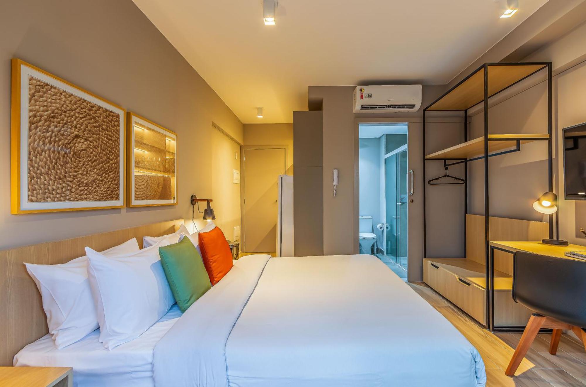 Apartamentos Proximos Ao Masp E A Metros Da Estacao Consolacao E Avenida Paulista - Next Haddock Сан-Пауло Номер фото