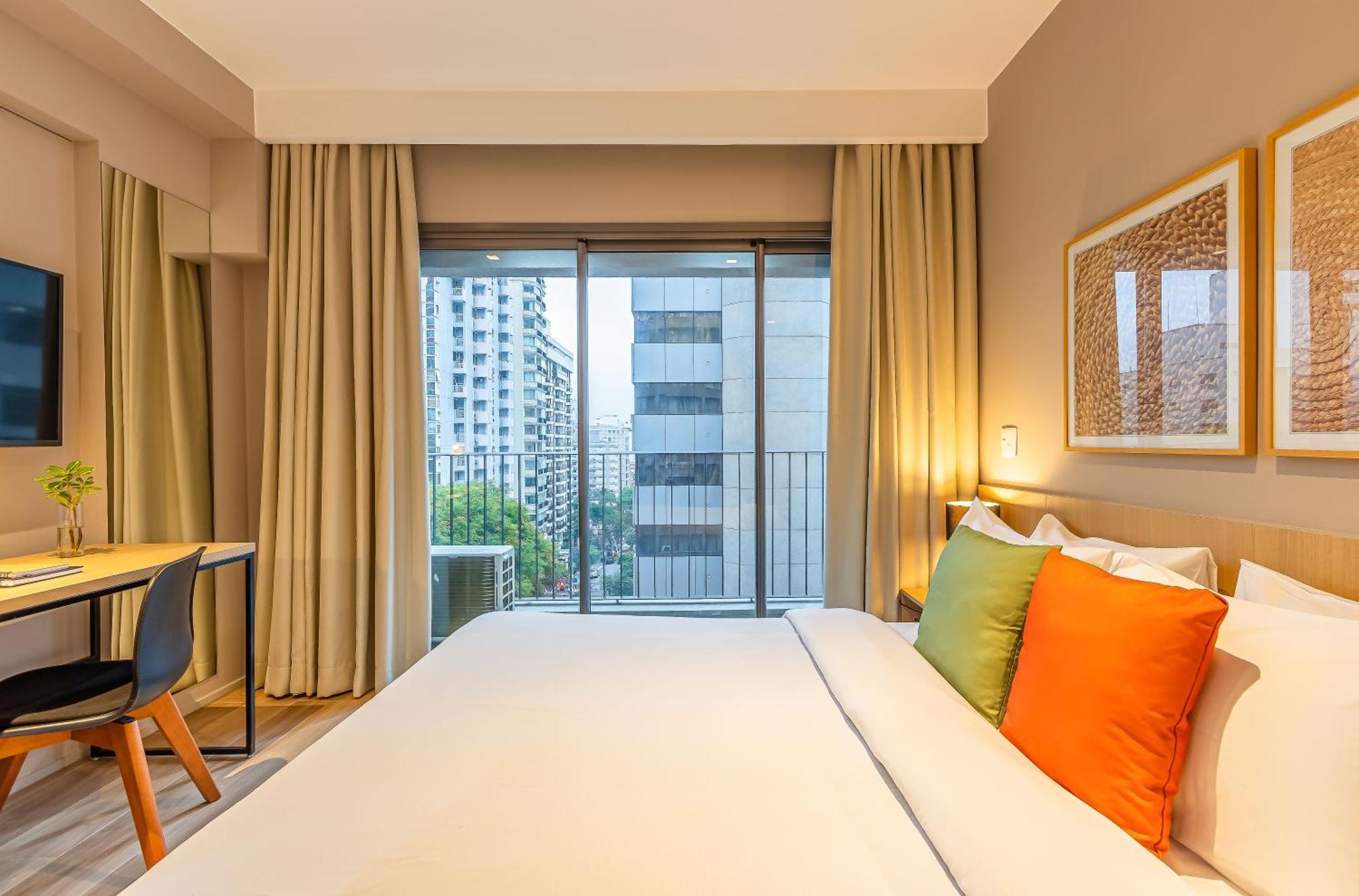 Apartamentos Proximos Ao Masp E A Metros Da Estacao Consolacao E Avenida Paulista - Next Haddock Сан-Пауло Номер фото